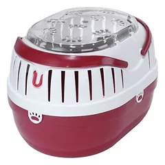 Europet Bernina transportavimo dėžė Touring Basic Edition, raudona, Matmenys: 28 x 20 x 18 cm — 2 nuotrauka