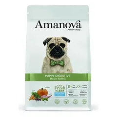 AMANOVA - Getreidefreies Welpenfutter für Kaninchen mit empfindlicher Verd
