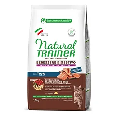 Natural Trainer CAT SENSITIVE NO GRAIN TROUT su upėtakiu 1.5kg