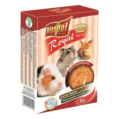 VITAPOL Royal menu graužikams morkų dribsniai 40g