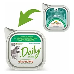 Almo Nature Daily Dog ėriena su bulvėmis, drėgnas maistas šunims 300 g — 2 nuotrauka