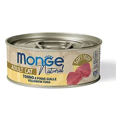 Monge Jelly - Wet Cat Yellowfin tuna in jelly 80g parduotuvėje petbaze.lt