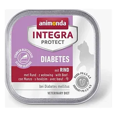 Animonda Integra Protect Cat Diabetes su jautiena, veterinarinis maistas katėms 100 g parduotuvėje kika.lt