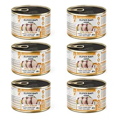 SUPER RAFI Mini su fazanu ir anties kepenėlėmis 6x185g drėgnas maistas mažų veislių šunims