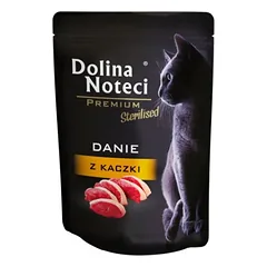 Guliašas sterilizuotoms katėms su antiena Dolina Noteci Dish, 85 g parduotuvėje fera.lt