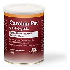 CAROBIN PET POLVERE gardūs milteliai tinkamos žarnyno funkcijos palaikymui 100g