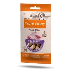 Nature’s Variety Meat Bites skanėstai šunims su kalakutiena, 20 g