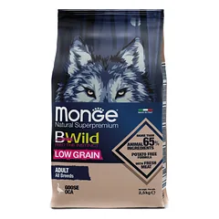 Monge BWild Adult All Breed Goose (žąsiena) sausas pašaras šunims