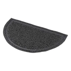 TRIXIE pusiau apvalus kilimėlis prie tualeto PVC 41×25 cm antracito