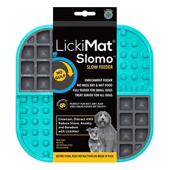 LickiMat Schleckmatte für Hunde Slomo, türkis