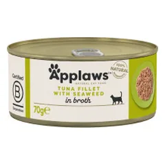 Applaws Cat Tuna Fillet with Seaweed konservai su tunu ir jūros dumbliais katėms