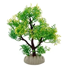 Dirbtinis akvariumo augalas 11x5x15 cm ( 4 vnt) parduotuvėje akvazoo.lt