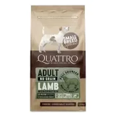 QUATTRO ADULT Small Breed LAMB sausas pašaras šunims su ėriena