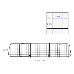 Šunų barjeras 91–152 × 30 cm — 3 nuotrauka