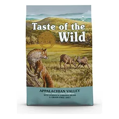 TASTE OF THE WILD Appalachian Valley Małe Rasy 12,2 kg su elniena ir avinžirniais