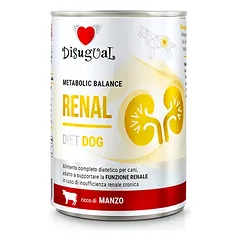 Disugual Veterinary drėgnas šunų maistas RENAL Beef (suaugusiems) 400g
