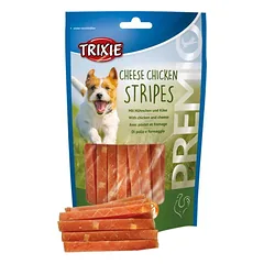 Trixie premio vištienos sūrio juostelės šunims, 100g — 3 nuotrauka