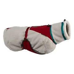 Non-stop dogwear striukė šunims Trekking Fleece Jacket, pilka/vyno raudona/turkio