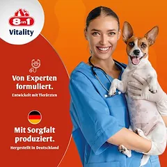 8in1 Vitality kalcio tabletės, papildas šunims, 50 - 79 g — 4 nuotrauka
