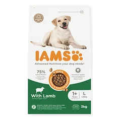 IAMS sausas maistas didelių veislių šunims su ėriena, 3 kg — 2 nuotrauka