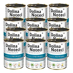 Konservai šunims su upėtakiu Dolina Noteci Premium, 12x400 g