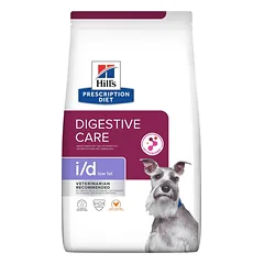HILL'S Prescription Diet Canine i/d Low Fat Digestive Care Chicken 4 kg šunims su jautria virškinimo sistema