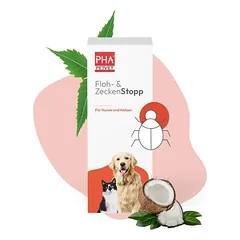 Kauartikel.com PHA Floh & ZeckenStopp nuo blusų ir erkių šunims ir katėms 100 ml