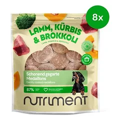 Nutriment Medaillons su ėriena, moliūgu ir brokoliais – šaldytas maistas šunims, 18 x 800 g — 2 nuotrauka