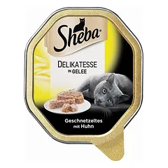 Sheba lėkštelė Delikatesse drebučiuose, plonai pjaustyta mėsa 22x85 g, drėgnas maistas katėms, 80 - 99 g — 2 nuotrauka