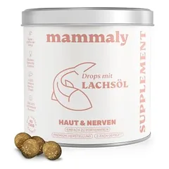 mammaly - Lachsöl-Drops für Hunde