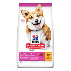 HILL'S SP Canine adult S&M chicken sausas maistas mažų veislių suaugusiems šunims su vištiena, 1,5 kg
