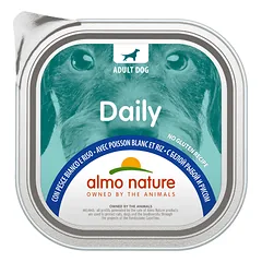 Almo Nature Daily Dog White Fish With Rice drėgnas maistas suaugusiems šunims, 300 g