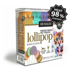 Dr Malou Cat Freeze-Dried Meat Lollipops Mixed Flavors 25 g N15