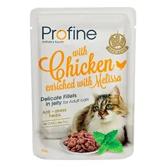 Profine želė konservai katėms su vištiena 24x85g