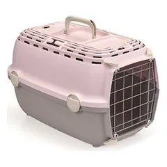 Stefanplast Transportavimo dėžė Horizon 1 metalinės durys (angl. žalia/šv. žalia-mėlyna), išmatavimai cm 48 x 32 x 30h