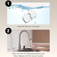 Petlibro Dockstream Ersatzfilter, Petlibro Dockstream Ersatzfilter 8 Stück, weiß — 3 nuotrauka