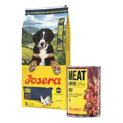 JOSERA Junior Kids 12,5kg jauniems vidutinio ir didelio dydžio veislių šunims + 800 g skardinė NEMOKAMAI