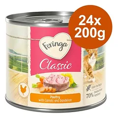 Feringa Classic Meat Menü drėgnas maistas katėms, ekonominė pakuotė 24 x 200 g