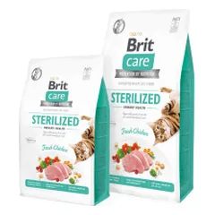 Brit Care Cat Sterilized sausas pašaras sterilizuotoms katėms
