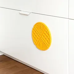 zooplus Exclusive laižymo kilimėlis Waffle šunims ir katėms, Ø 19,5 x H 1 cm — 2 nuotrauka