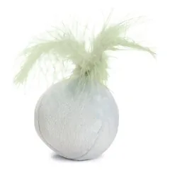 Beeztees Kitten Katzenspielzeug Ball+Feder Rizo mint