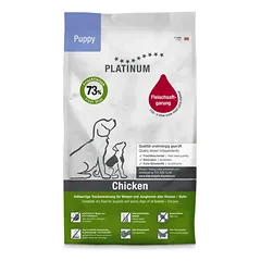 PLATINUM PUPPY Chicken sausas maistas šuniukams su vištiena