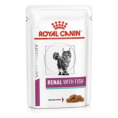 Renal (žuvies griežinėliai padaže) drėgnas pašaras katėms Royal Canin drėgnas pašaras