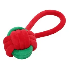 Nobleza kalėdinė virvė su kamuoliuku žaislas šunims, 24 cm — 2 nuotrauka