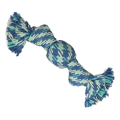 Virvė žaislas XXL su mazgu švilpimas mėlyna 68 cm