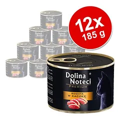 Dolina Noteci Premium drėgnas maistas katėms 12 x 185 g