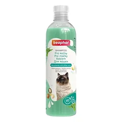 Beaphar Cat Shampoo šampūnas katėms su makadamijos aliejumi ir alaviju, 250 ml