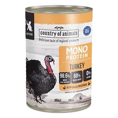 COUNTRY OF ANIMALS Kittens Monoprotein Turkey 400g kalakutiena , drėgnas maistas kačiukams