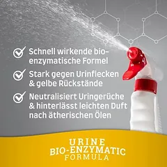 Nature's Miracle šlapimo dėmių ir kvapų šalinimo priemonė katėms, Ekonominė pakuotė 2 x 946 ml — 3 nuotrauka