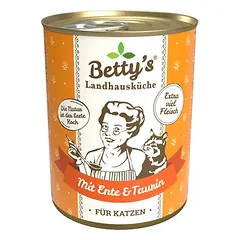 Betty's Landhausküche su antiena ir taurinu, drėgnas maistas katėms, su antiena 6 x 800g — 2 nuotrauka